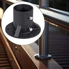 Bride de plancher pour poteau de clôture avec vis, montage sur béton, base de