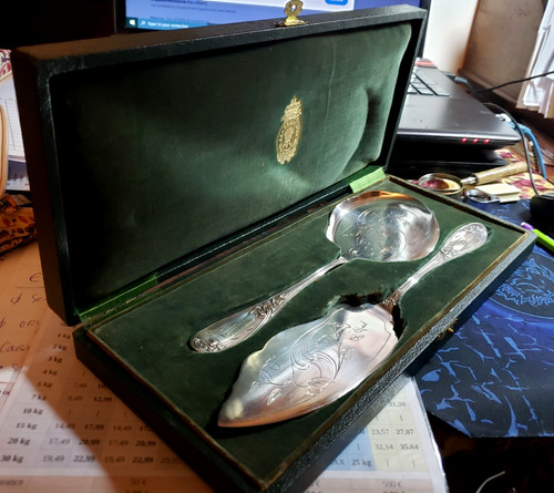 Ancien couvert service glace - ancien,