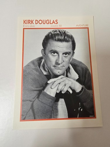 Carte fiche acteur edition - carte,