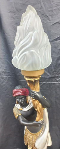 Lampe nubien porte torchère