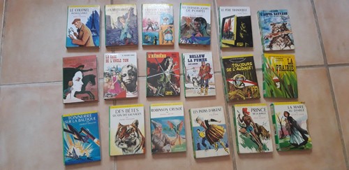 Lot livres bibliothèque - 18,