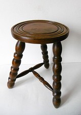 TABOURET BOIS, TRIPODE, dlg
