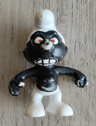 Figurine schtroumpf noir - figurine,