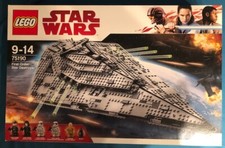 Lego Star Wars 75190 First Order Star Destroyer, NEUF