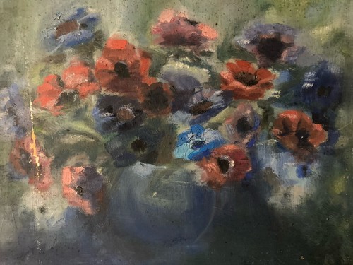 Très belle peinture fleurs - très,