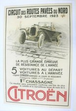 AFFICHE CITROEN Circuit Routes