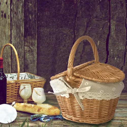 Panier pique nique osier - panier, pique-nique
