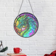 Panneau Suspendu de Vitrail