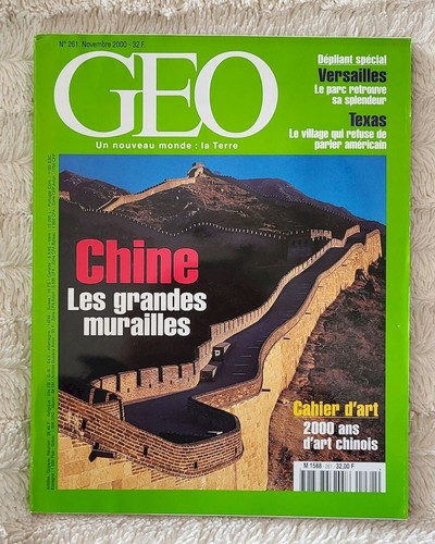 Revue magazine geo - magazine, chine