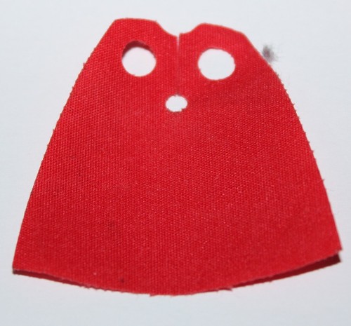 Lego red minifig cape - ref, 522