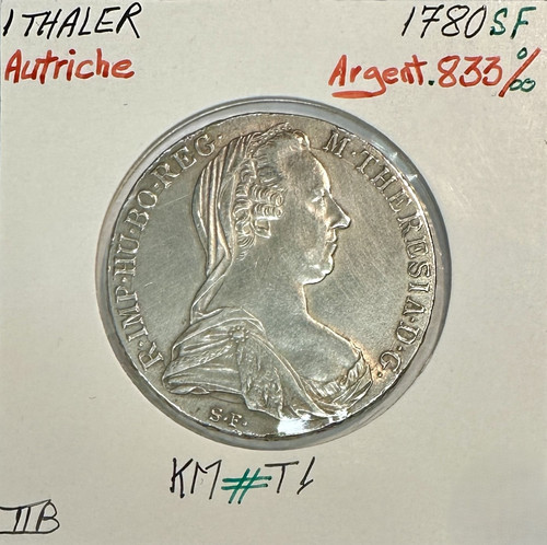 Autriche thaler 1780 s - autriche,