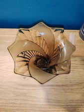 Ancien VASE  ART DECO en verre