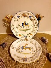 Lot de 2 Assiettes en Faïence