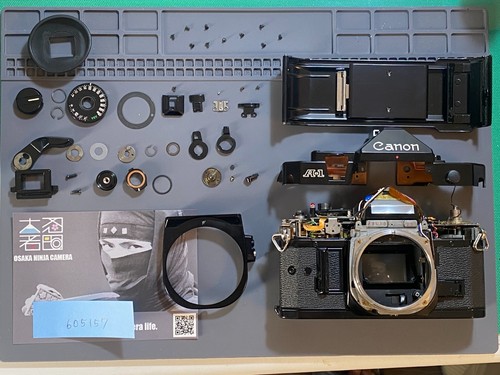 Canon slr noir appareil - a-1,