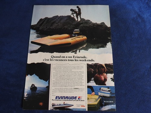 Publicité evinrude bateaux - publicité,