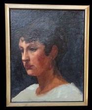 Ancienne Peinture Huile Toile