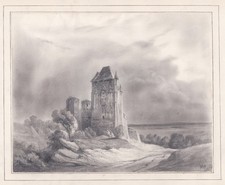 Landschaft Château Dessin