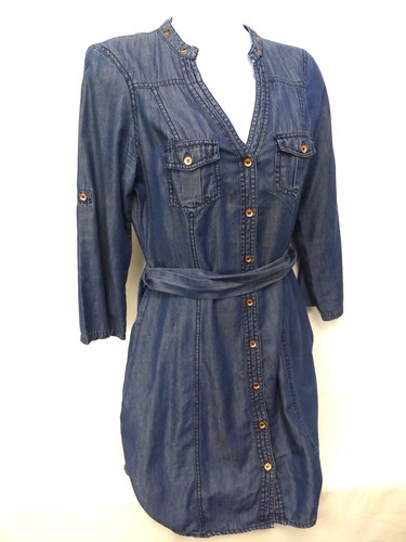 Robe guess bleu denim - tb,