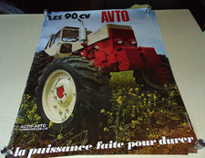 Affiche poster tracteur AVTO