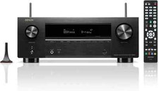 DENON AVR-X1700H 7.2CH 8K AV SURROUND RECEIVER NOIR ULTRAHD HDR10 100V