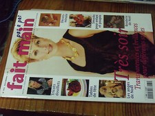 Revue Fait Main pas à pas n° 185 avec patron / Broderie de Noel tricot douillet