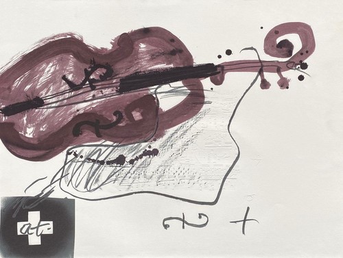 Antoni tapies lithographie - antoni,