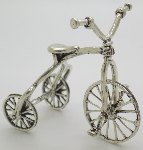 Tricycle miniature argent 800 - tricycle,