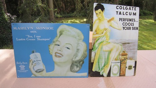Lot plaques publicitaires - plaques,