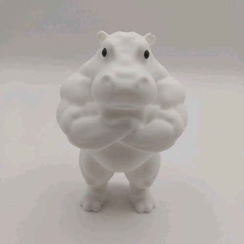 Hippopotame blanc - , 🦛