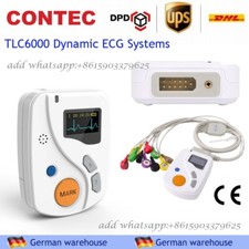 Moniteur ECG Holter dynamique 24 heures sur 24 Enregistreur 12 canaux Logiciel