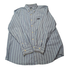 Chemise Chaps bleue à rayures