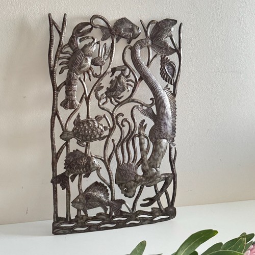 Art mural métal haïtien - métal,