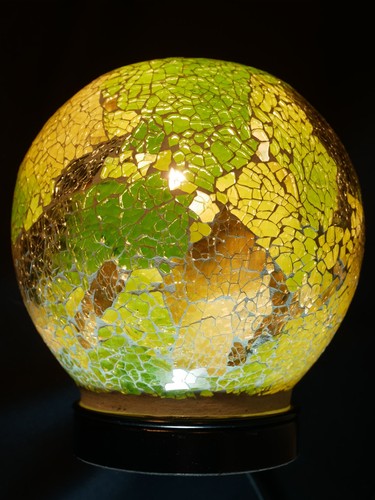 Belle lampe pâte verre - lampe, de