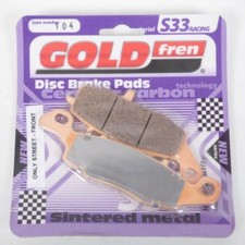 Plaquette de frein Gold Fren pour Moto Kawasaki 650 KLR 1999 à 2005 AVG /