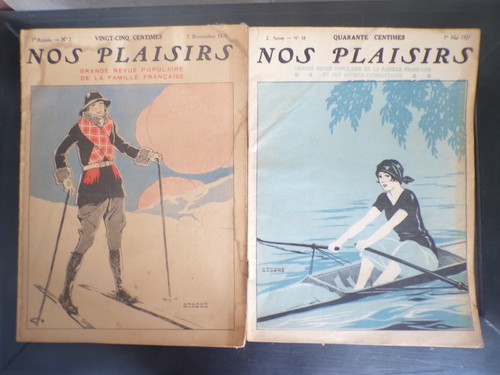 Revues anciennes nos plaisirs - revues,