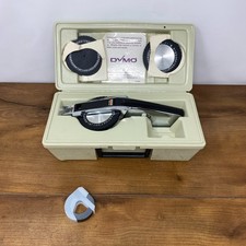 DYMO 1570 Deluxe Chrome Vintage Label Maker Kit & 3 Embossing Wheels