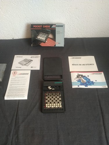 Jeu échecs poche - jeu, vintage