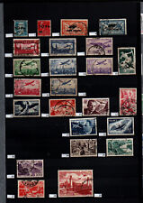 timbres oblitérés à l'unité au choix - fin de catalogue - poste aérienne