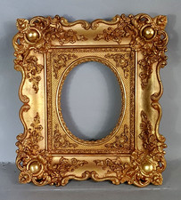 Cadre ancien vue ovale