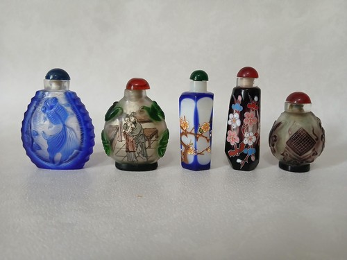 Tabatières chinoises verre - tabatières,