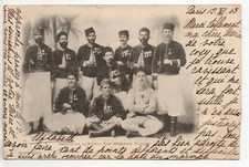 ALGERIE  Afrique du Nord - theme Militaire - Escorte mission J. Duchene Fournet