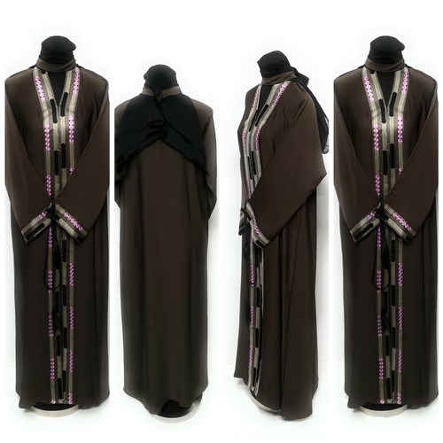 Femme bout ouvert - bout, abaya