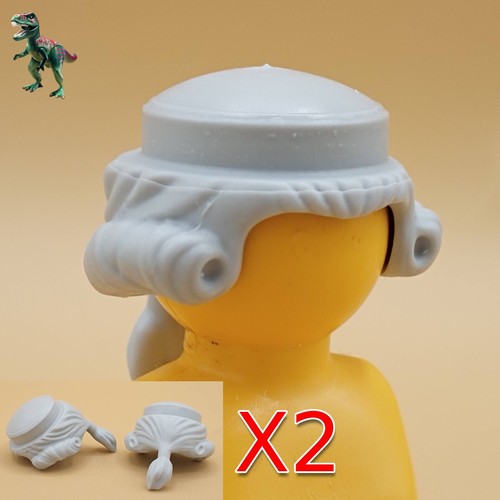 Playmobil perruque - x2, playmobil-perruque