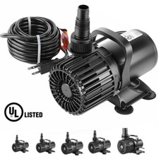 Electric Submersible Water Pump Koi Pond Pool Fountains Aquarium Waterfall 120V