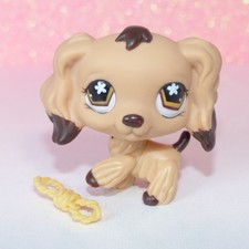 authentic LPS LITTLEST PETSHOP epagneul cocker spaniel 575 chien dog hasbro