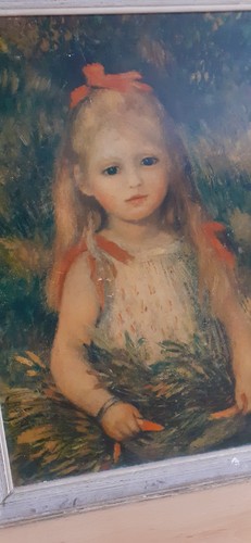 Ancien grand tableau petite - grand,