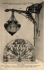 Old postcard Paris 3rd CNAM - wrought iron console (300028)
