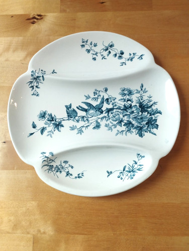Rare assiette asperges - assiette,