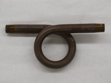 Brass Siphon (PIGTAIL) Straight, 1/4" NPT, for Steam Service Gauge