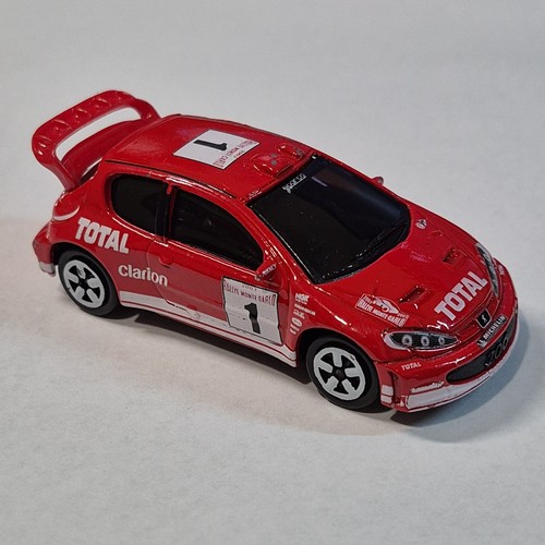 Majorette peugeot 206 wrc red - 206,